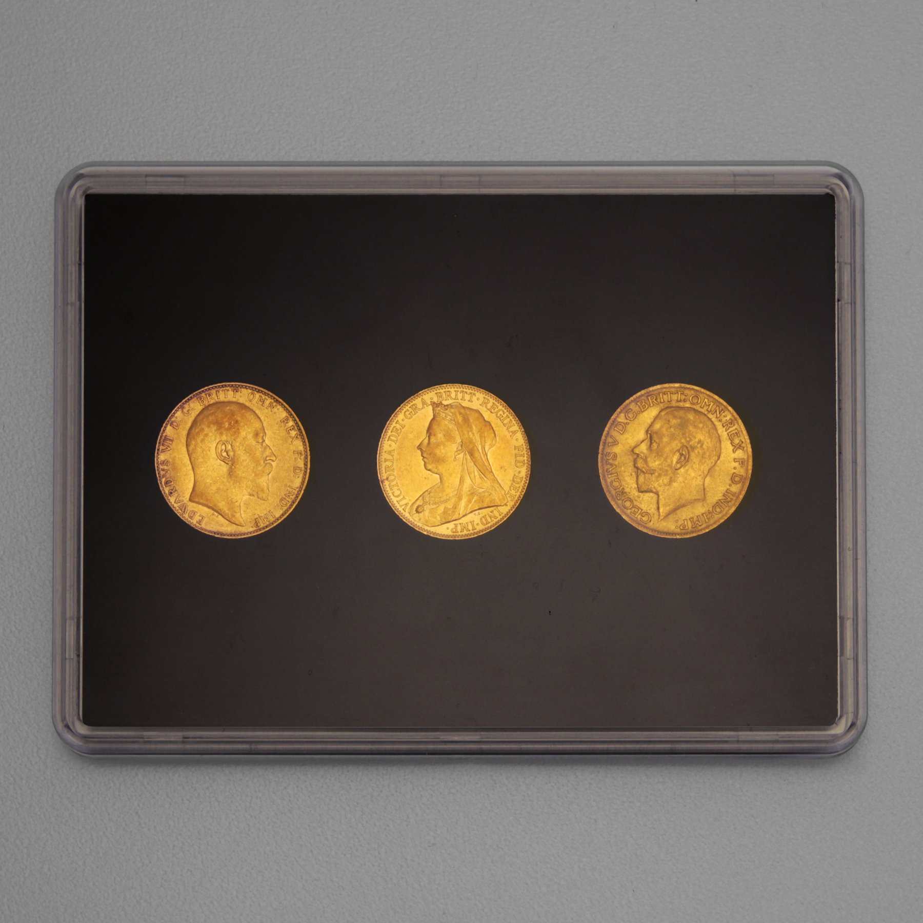Goldmünzen 3 x 1 Sovereign "Kings and Queen" Set – 3-tlg. (Großbritannien) - Hauptansicht