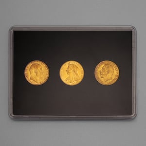 Goldmünzen 3 x 1 Sovereign "Kings and Queen" Set – 3-tlg. (Großbritannien) - Hauptansicht