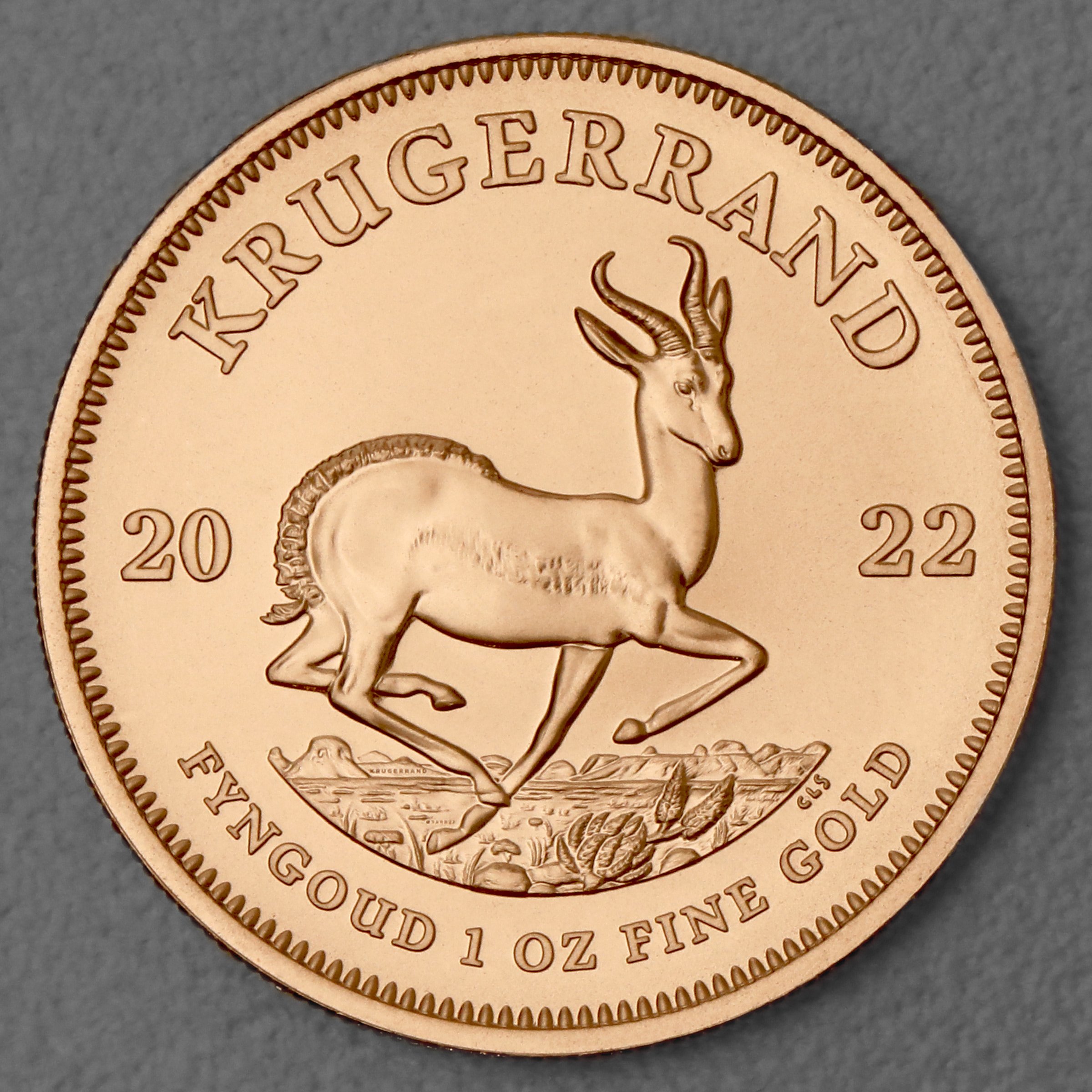 Goldmünze 1oz "Krügerrand" 2022 (Südafrika) - Hauptansicht