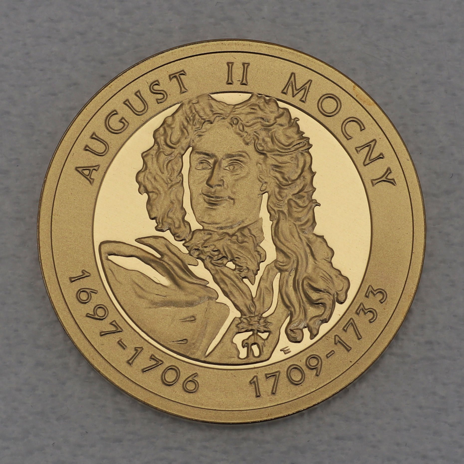 Goldmünze 100 Zloty "August II. der Starke" 2005 (Polen) - Hauptansicht