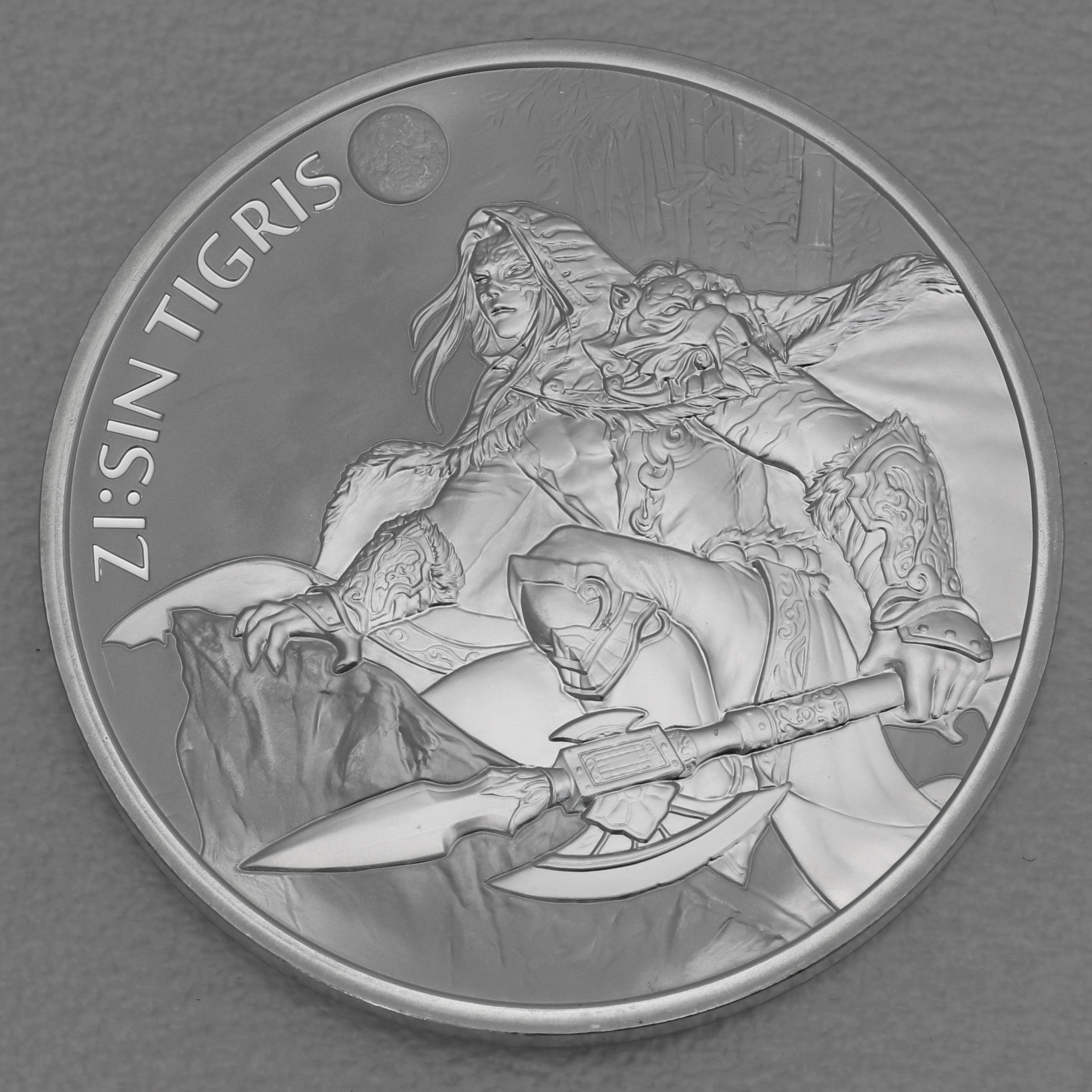 Silbermedaille 1oz "Zi:Sin Tigris" 2022 (Südkorea) - Hauptansicht