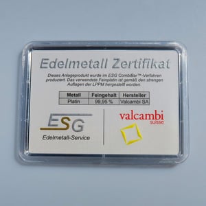 Platinbarren 1g "Pt International" (Motivbox) - Miniaturansicht 4