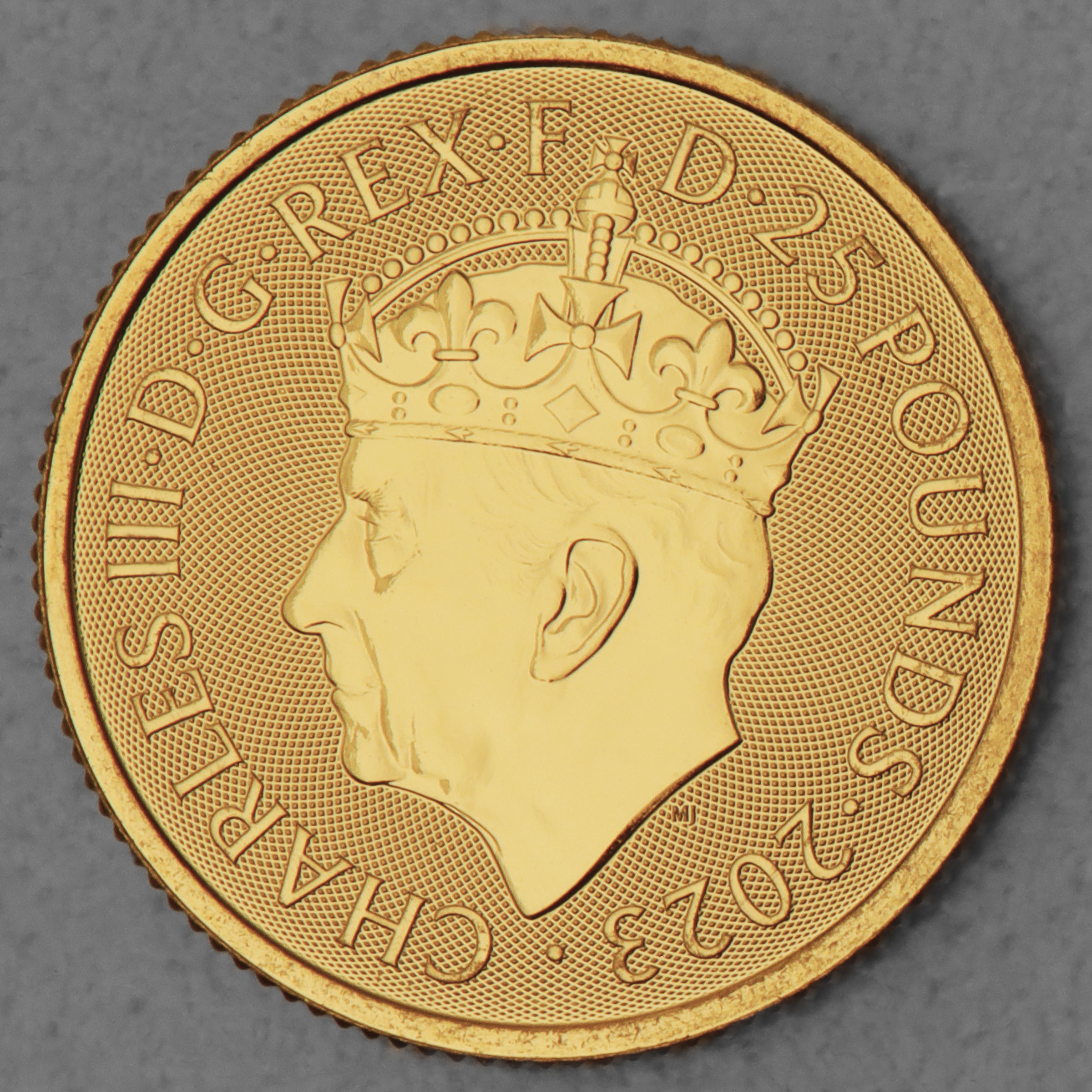 Goldmünze 1/4oz "Coronation Charles III." 2023 Coronation Coin (Großbritannien) - Detailansicht 1