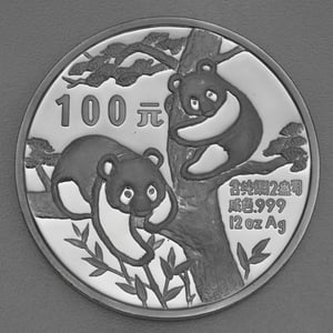 Silbermünze 12oz "Panda" 1988 (China) - Miniaturansicht 1