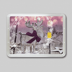 Goldbarren 0,5g "Weihnachten" (Flip) - Hauptansicht