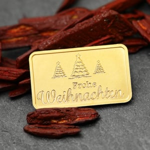Goldbarren 2,5g Gravur "Frohe Weihnachten" - Miniaturansicht 9