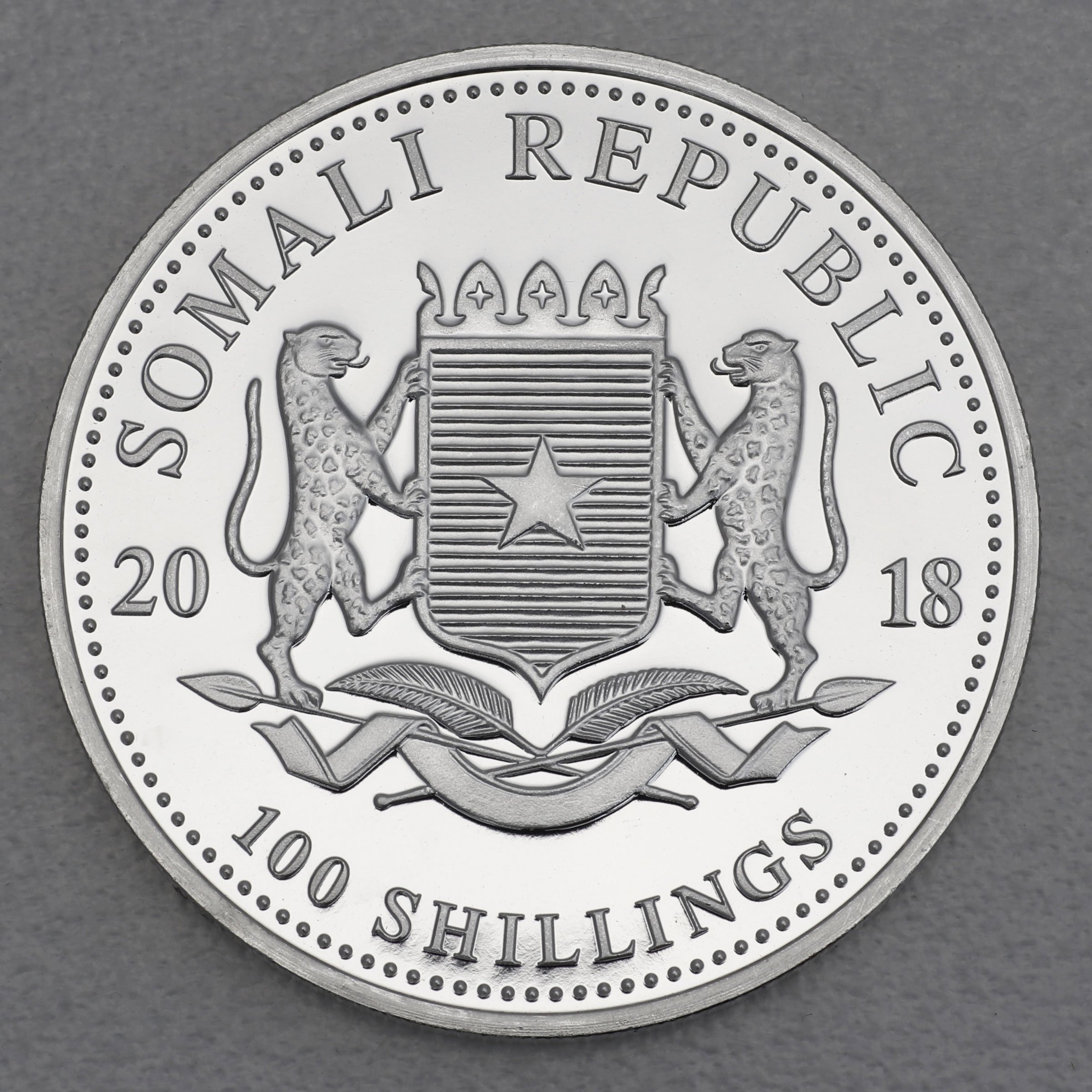 Silbermünze 1oz "Elefant" 2018 African Wildlife (Somalia) - Detailansicht 1