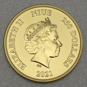 Goldmünze 1oz "Wonder Woman" 2021 DC Comics (Niue) - Miniaturansicht 2