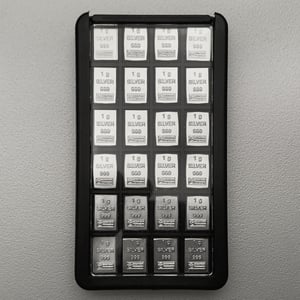 Silber-Box (24x1g Ag) "CombiPurse" Edelmetall-Set - Hauptansicht