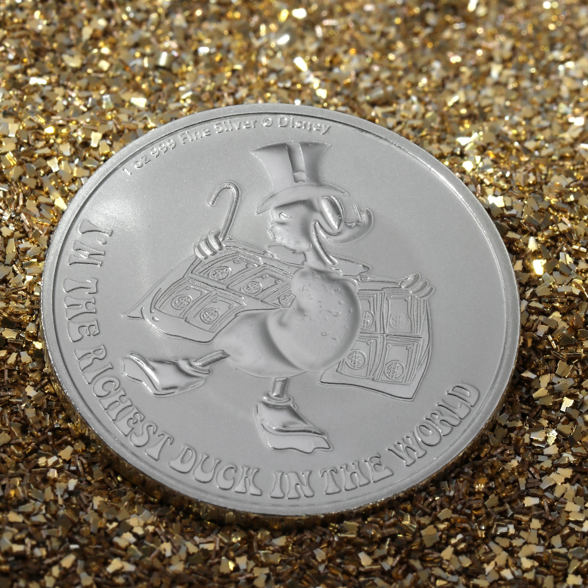 Silbermünze 1oz "Dagobert Duck 75. Jubiläum" 2022 Disney 19% (Niue) - Detailansicht 4