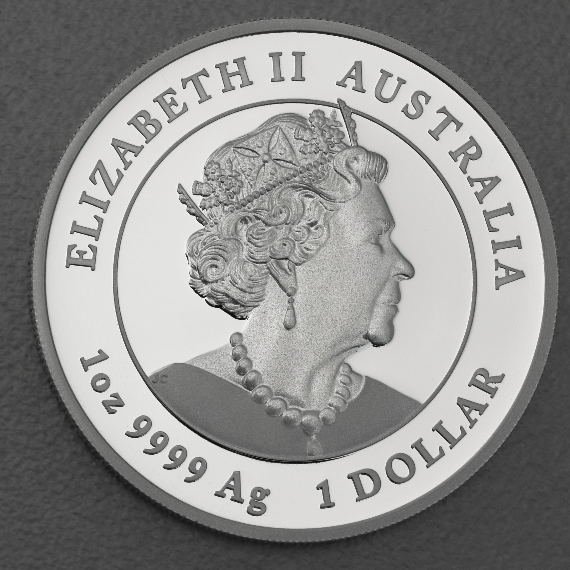 Silbermünze 1oz "Tiger" 2022 (PP/koloriert) Lunar III – Year of the Tiger (Australien) - Detailansicht 1