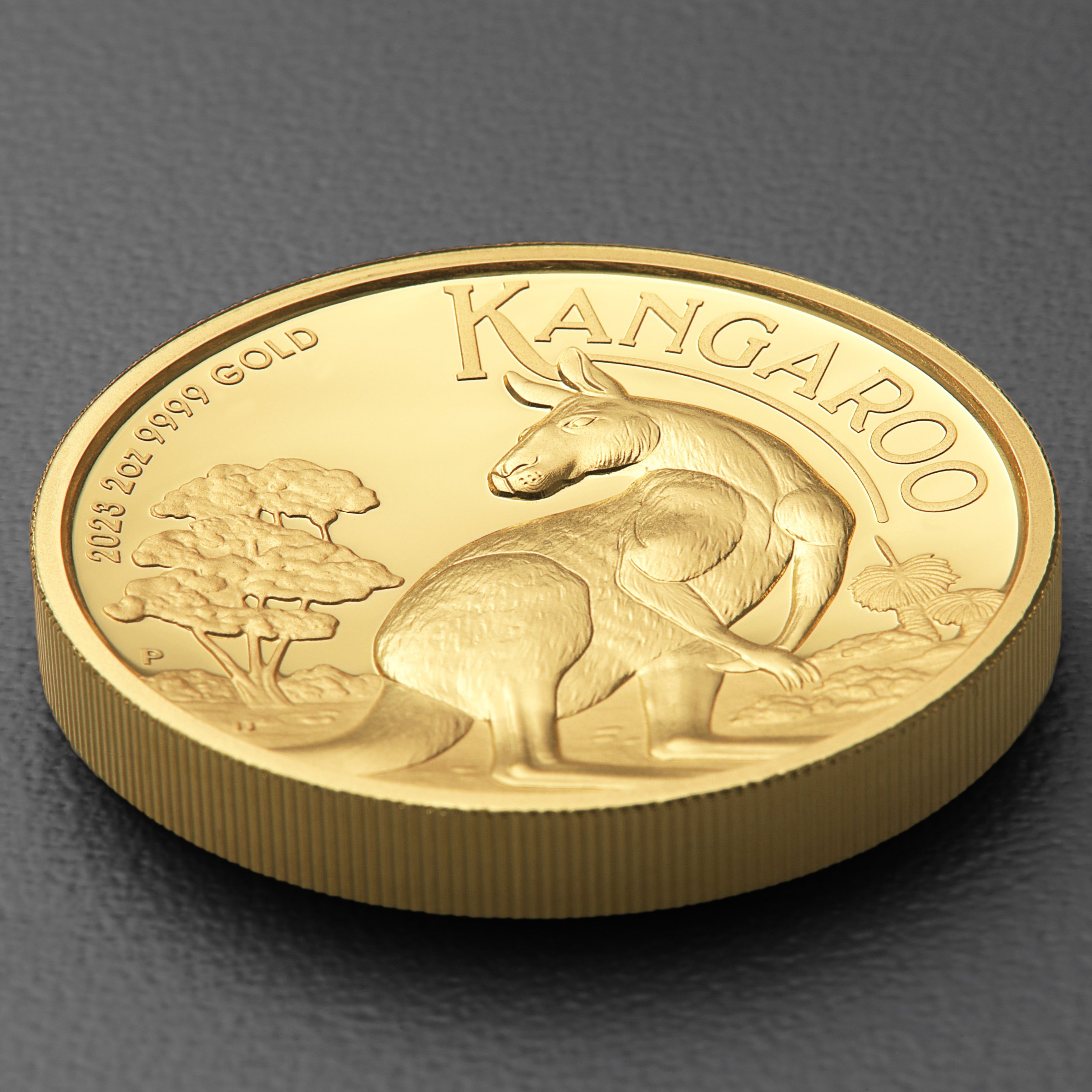 Goldmünze 2oz "Känguru" 2023 (PP/HR) (Australien) - Detailansicht 2