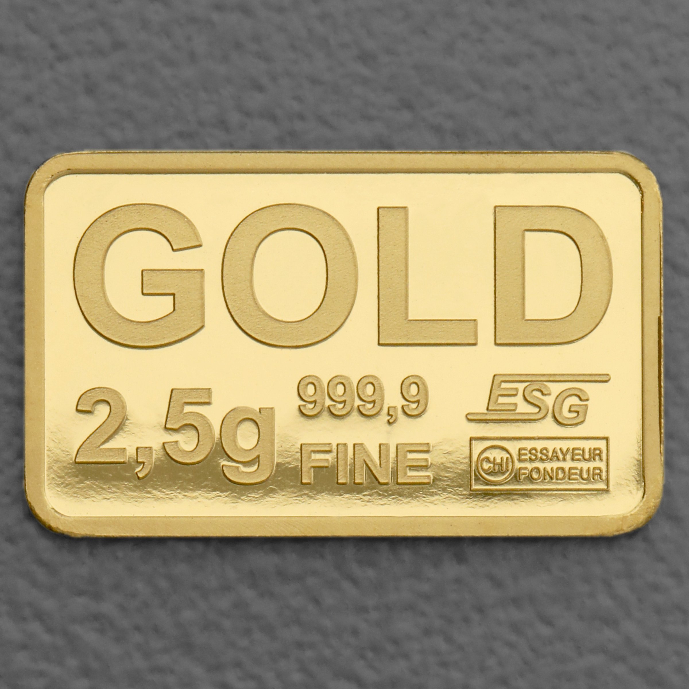 Goldbarren 2,5g Gravur "Happy Birthday" - Detailansicht 1