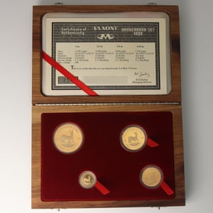 Goldmünzen 4 x "Krügerrand" 1998 (PP) Prestige Set – 4-teilig (Südafrika) - Hauptansicht