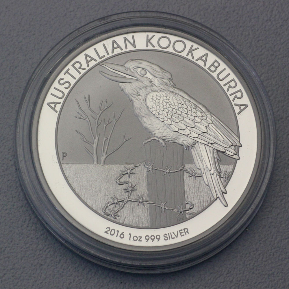 Silbermünze 1oz "Kookaburra" 2016 diff. (Australien) - Detailansicht 2