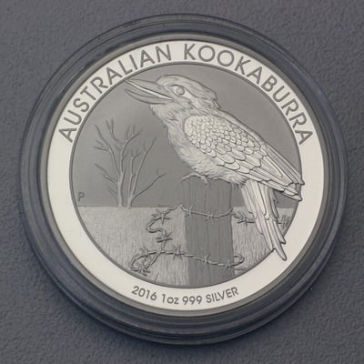 Silbermünze 1oz "Kookaburra" 2016 diff. (Australien) - Miniaturansicht 3