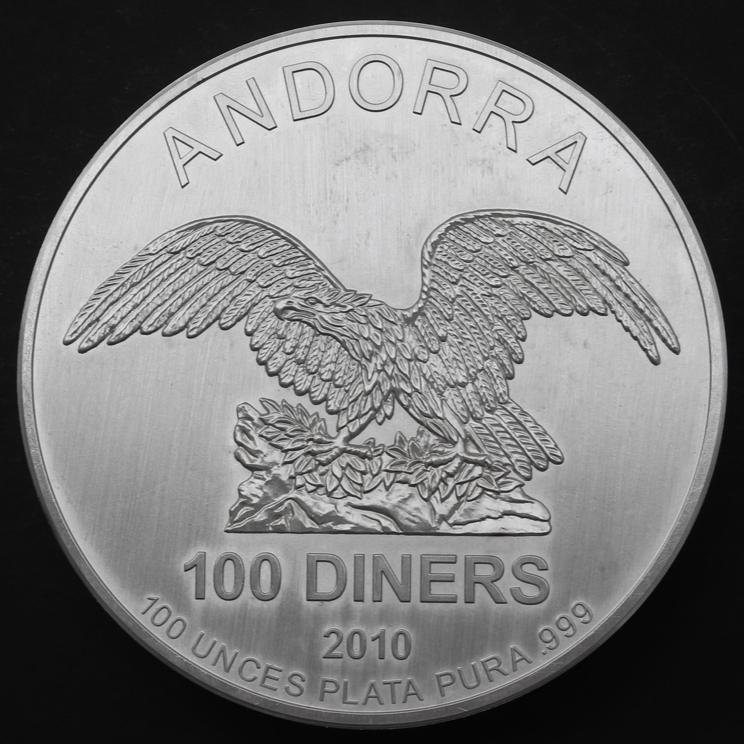 Silbermünze 100oz "Andorra Eagle" verschiedene Jahrgänge (Andorra) - Hauptansicht