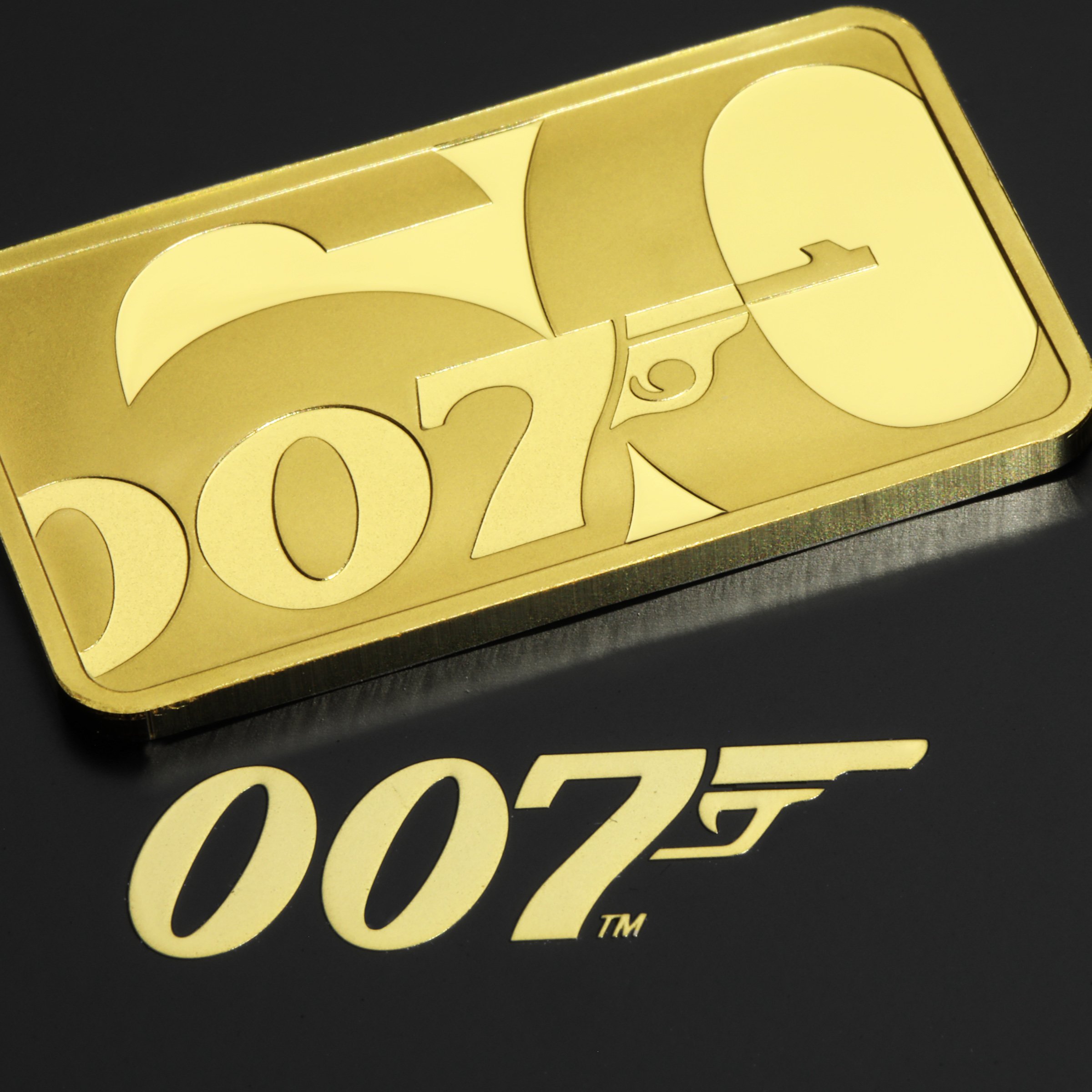 Gold Münzbarren 1oz "60 Jahre James Bond 2022"(PP) Polierte Platte - Detailansicht 4