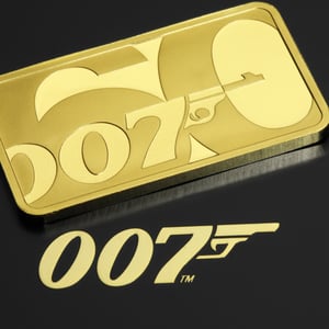 Gold Münzbarren 1oz "60 Jahre James Bond 2022"(PP) Polierte Platte - Miniaturansicht 5