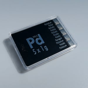 Palladiumtafel (5x 1g Feinpalladium) "CombiBar" - Miniaturansicht 2
