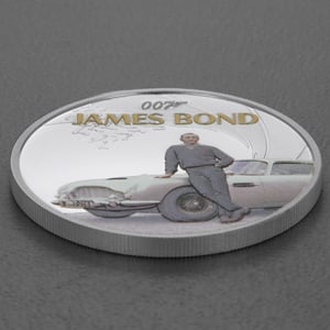 Silbermünze 1oz "Sean Connery" 2024 (PP/koloriert) James Bond (Tuvalu) - Miniaturansicht 3