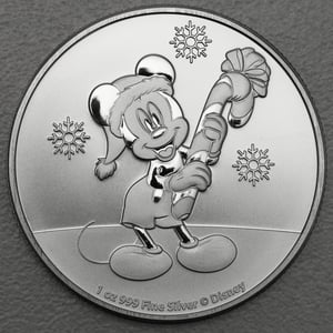 Silbermünze 1oz "Mickey Mouse Christmas" 2020 Disney (Niue) - Hauptansicht