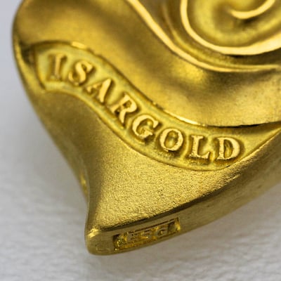 Goldanhänger "Herz aus Isargold" (Naturgold) - Miniaturansicht 6