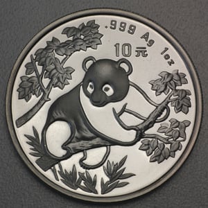 Silbermünze 1oz "Panda" 1992 (China) - Hauptansicht