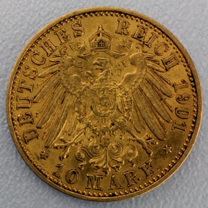 Goldmünze 10 Mark "Wilhelm II." (Preußen) - Miniaturansicht 2