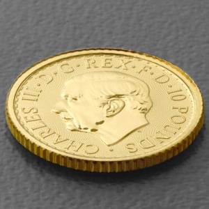 Goldmünze 1/10oz "Britannia" 2023 Charles III. (Großbritannien) - Miniaturansicht 4
