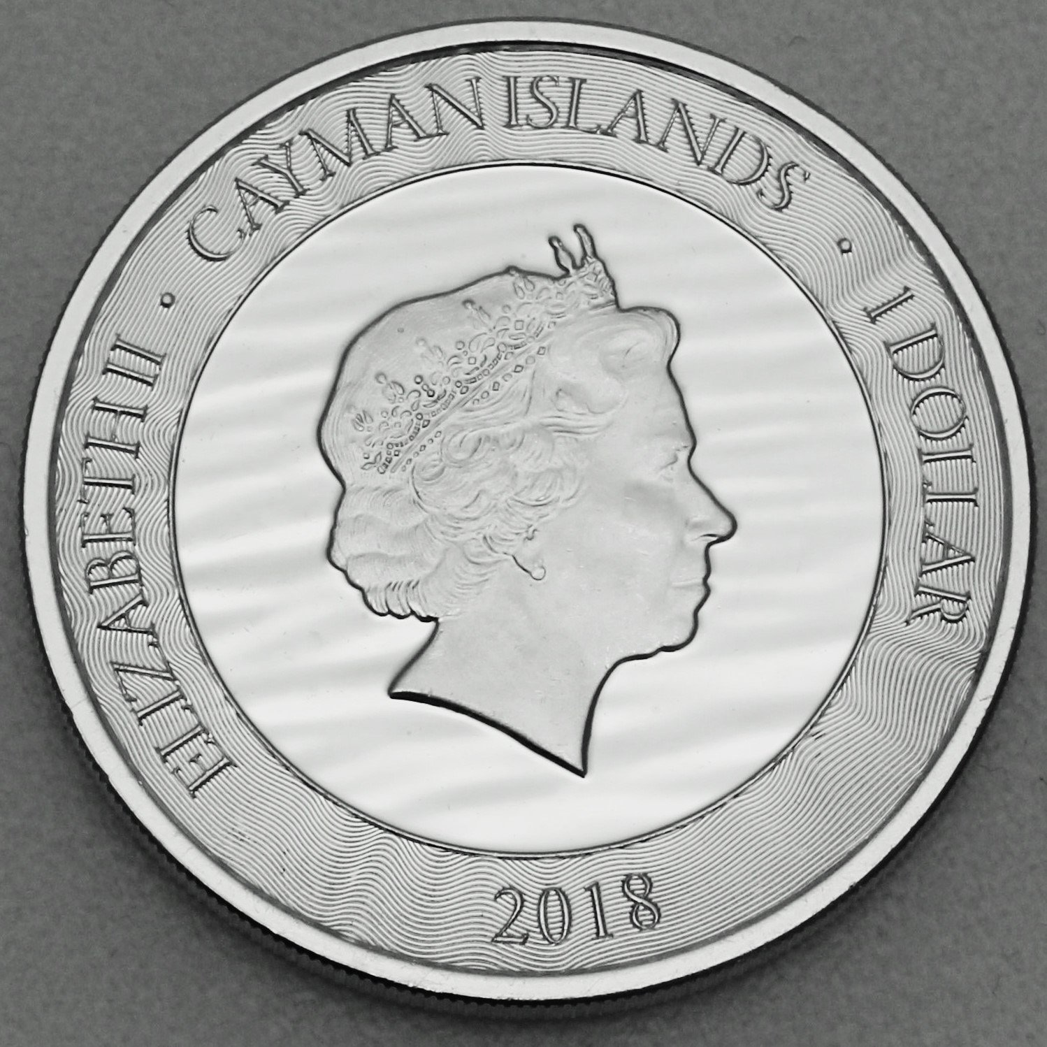 Silbermünze 1oz "Marlin" 2018 Cayman Sea Life (Kaimaninseln) - Detailansicht 1