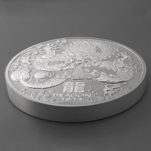 Silbermünze 1kg "Drache" 2024 Lunar III – Year of the Dragon (Australien) 19% - Miniaturansicht 3