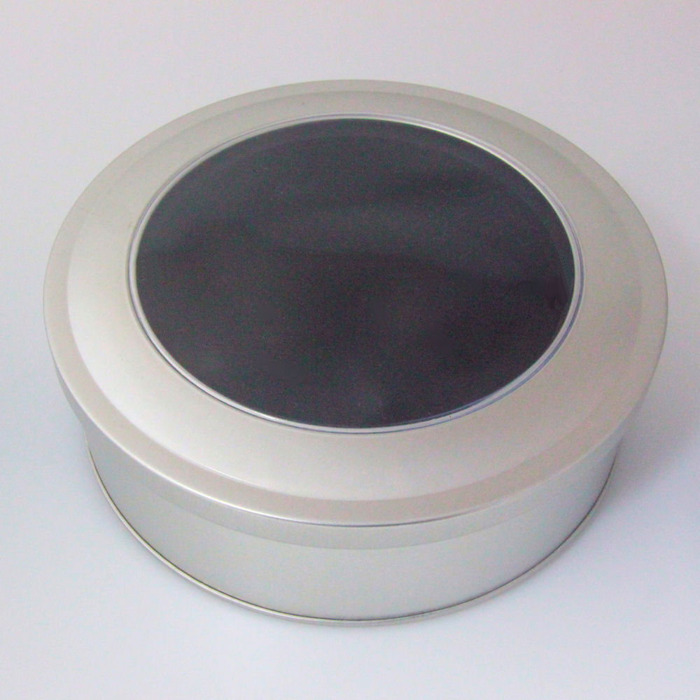 Geschenk-Box "rund/Sichtfenster" (Ø: ca. 14 cm) - Hauptansicht