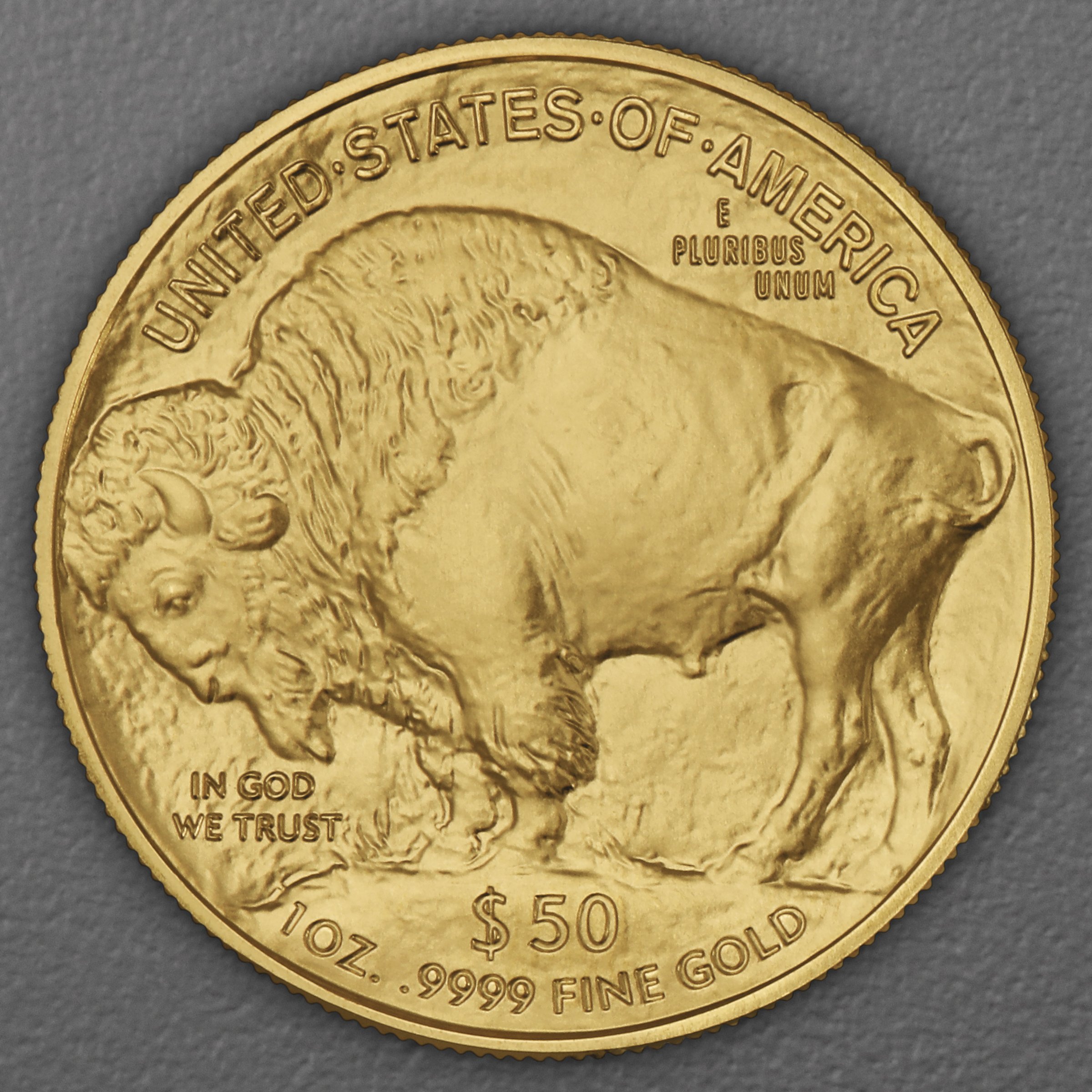 Goldmünze 1oz "American Buffalo" aktueller Jahrgang (USA) - Hauptansicht
