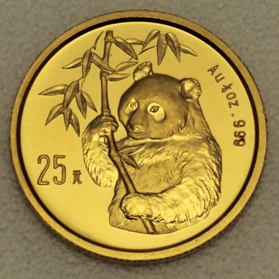 Goldmünze 1/4oz "Panda" 1995 (China) - Hauptansicht