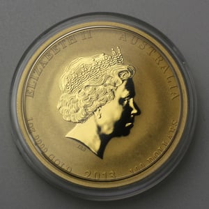 Goldmünze 1oz "Schlange" 2013 Lunar II – Year of the Snake (Australien) - Miniaturansicht 4