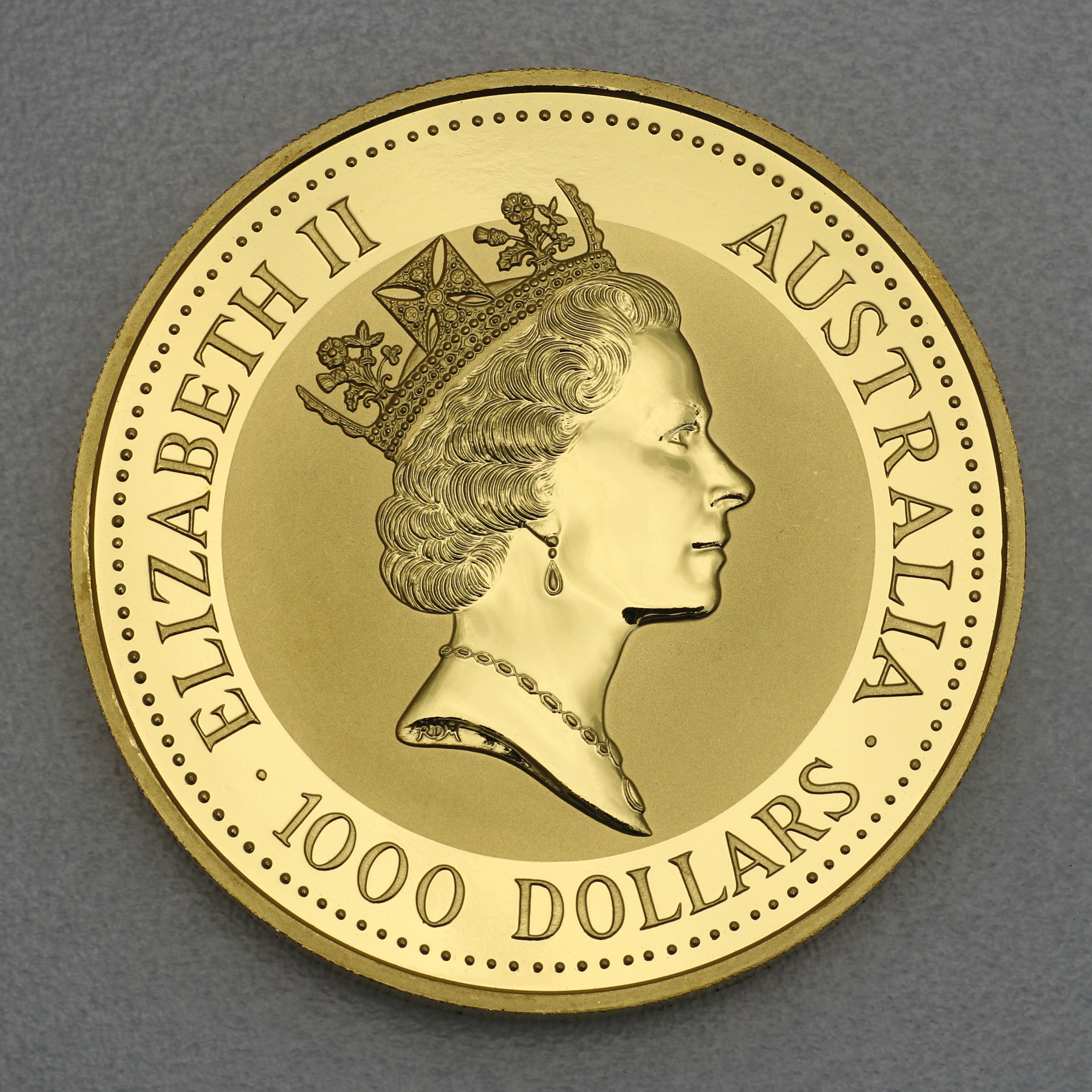 Goldmünze 10oz "Känguru" 1992 Australian Nugget (Australien) - Detailansicht 1