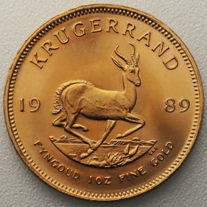 Goldmünze 1oz "Krügerrand" 1989 (Südafrika) - Hauptansicht