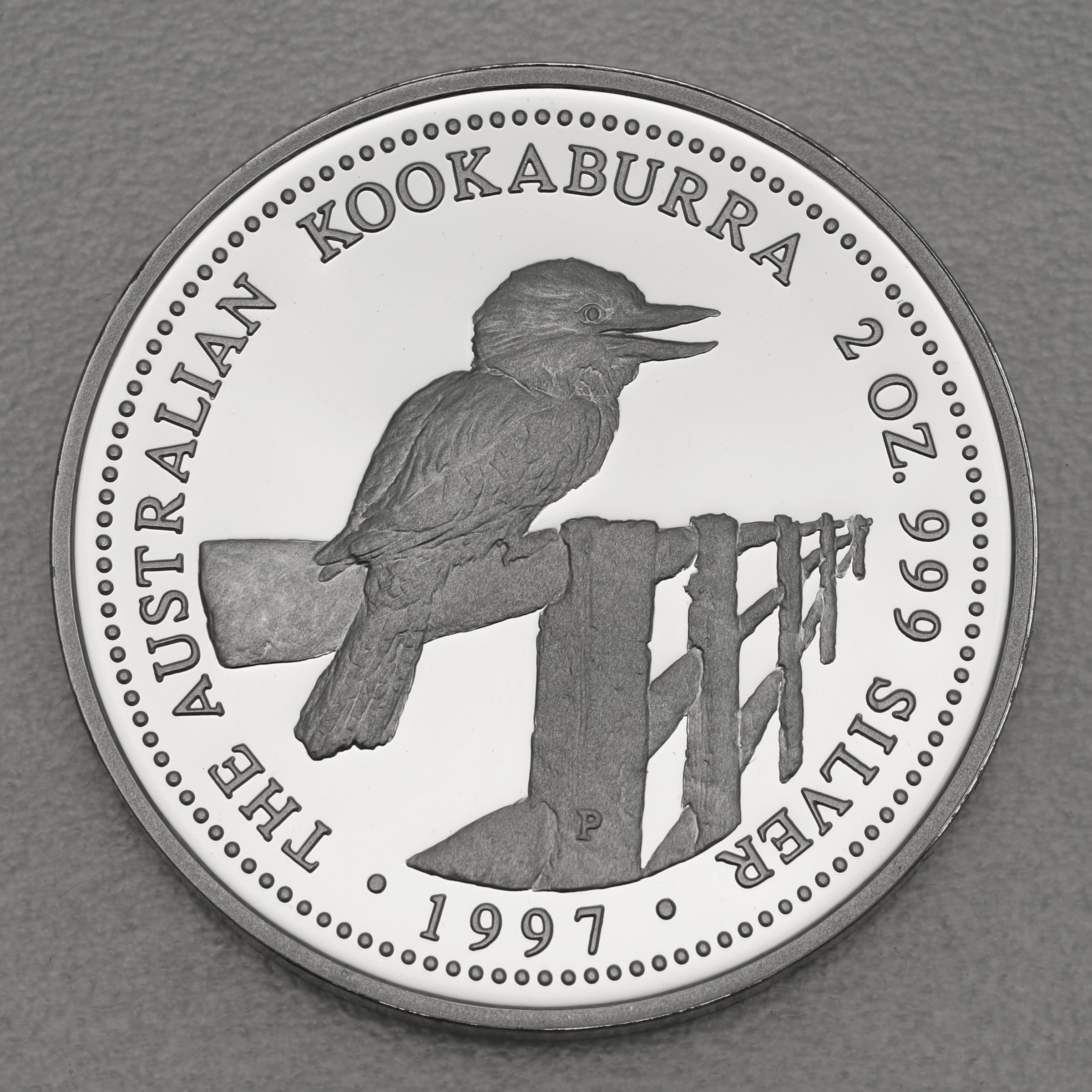Silbermünze 2oz "Kookaburra" 1997 (PP) (Australien) - Hauptansicht
