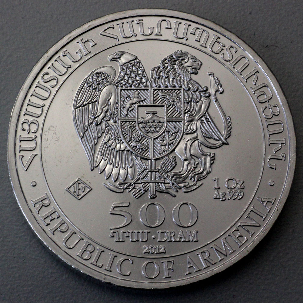 Silbermünze "Arche Noah" (Junk-Bag) 100x 1oz (Armenien) - Detailansicht 2