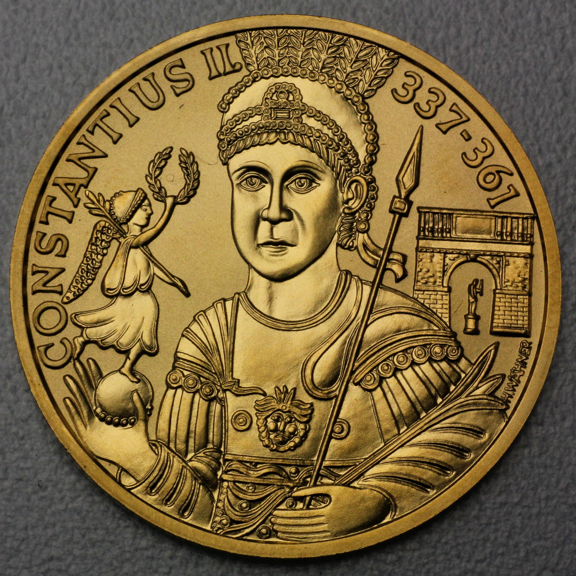 Goldmünze 1000 Schilling "Heidentor" 2000 (PP) Kunstschätze Österreichs (Österreich) - Hauptansicht