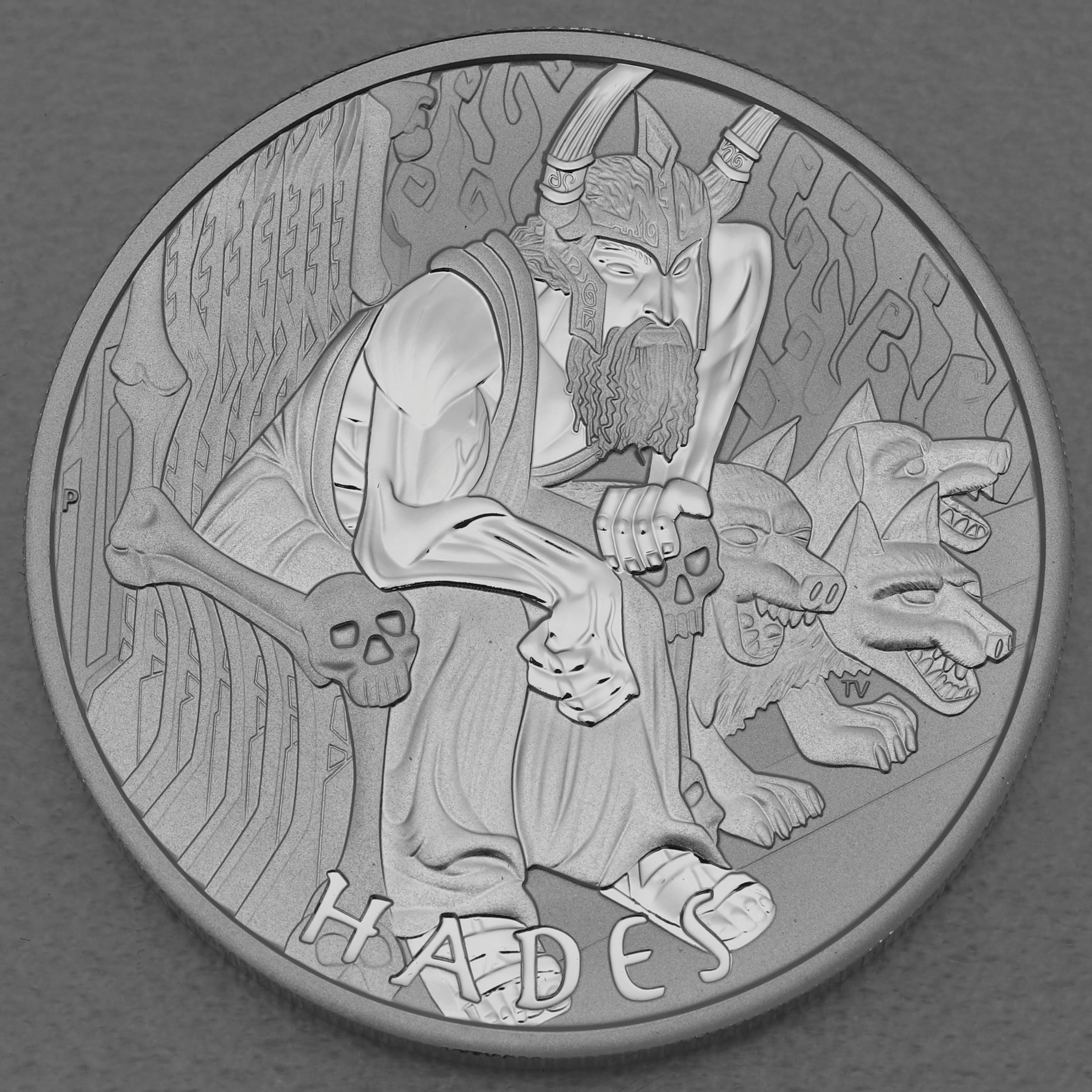 Silbermünze 1oz "Hades" 2021 Gods of Olympus 19% (Tuvalu) - Hauptansicht