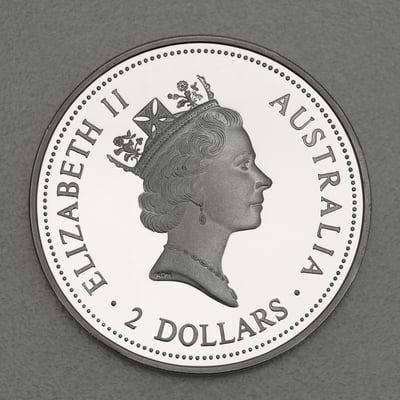 Silbermünze 2oz "Kookaburra" 1996 (PP) (Australien) - Miniaturansicht 2