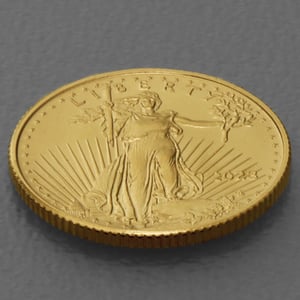 Goldmünze 1/10oz "American Eagle" 2023 (USA) - Miniaturansicht 4
