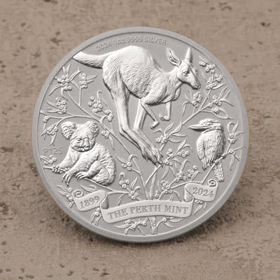 Silbermünze 1oz "The Perth Mint" 2024 125th Anniversary 19% (Australien) - Miniaturansicht 5