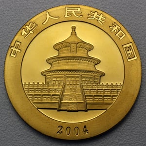 Goldmünze 1oz "Panda" 2004 (China) - Miniaturansicht 2