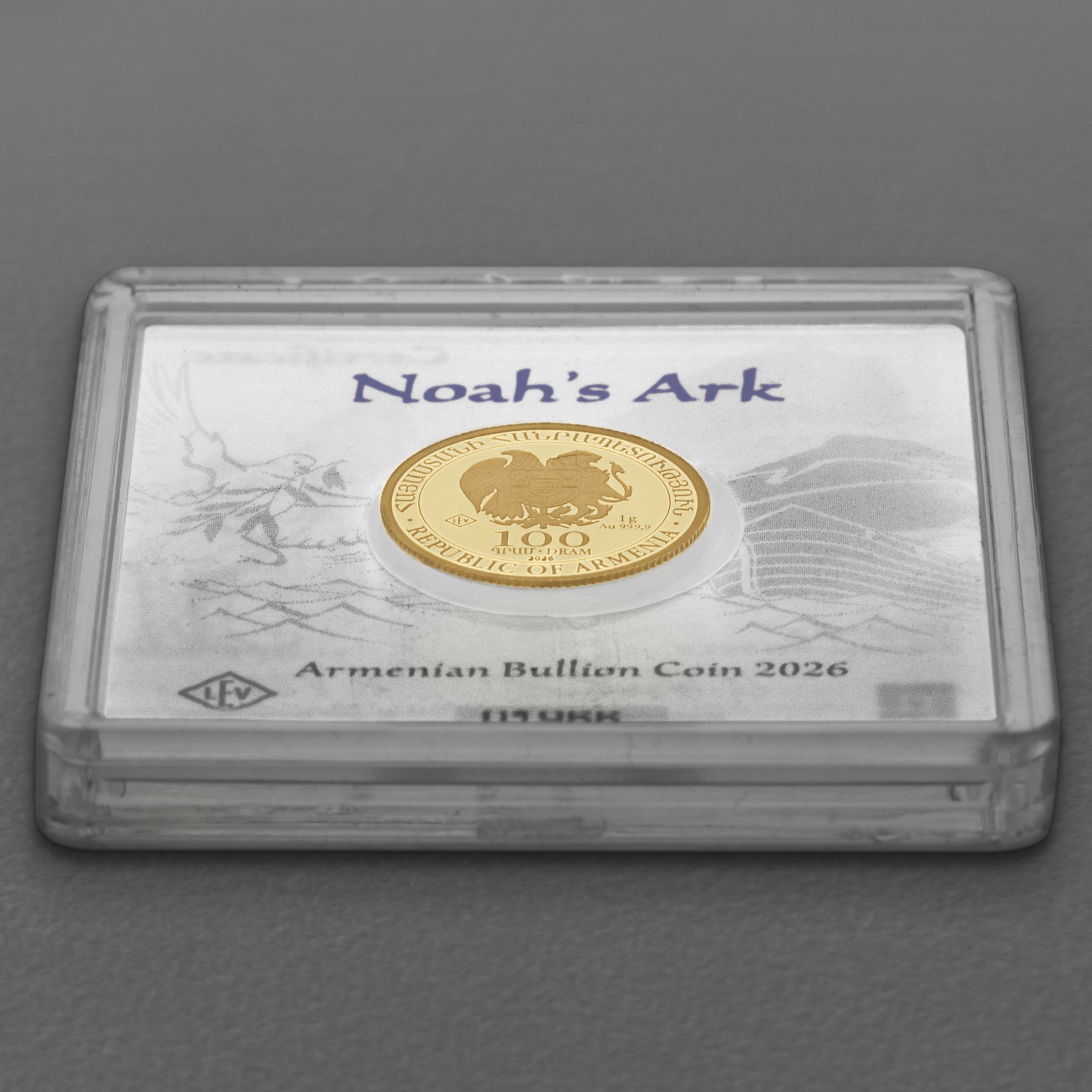 Goldmünze 1g "Arche Noah" aktueller Jahrgang (Armenien) - Detailansicht 5