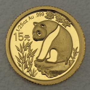 Goldmünze 1/25oz "Panda" 2007 versch. Motive (China) - Miniaturansicht 11