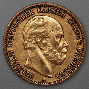 Goldmünze 20 Mark "Wilhelm I." 1872-A J.243 (Preußen) - Hauptansicht