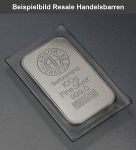 Silberbarren 100g (Resale) - Miniaturansicht 3